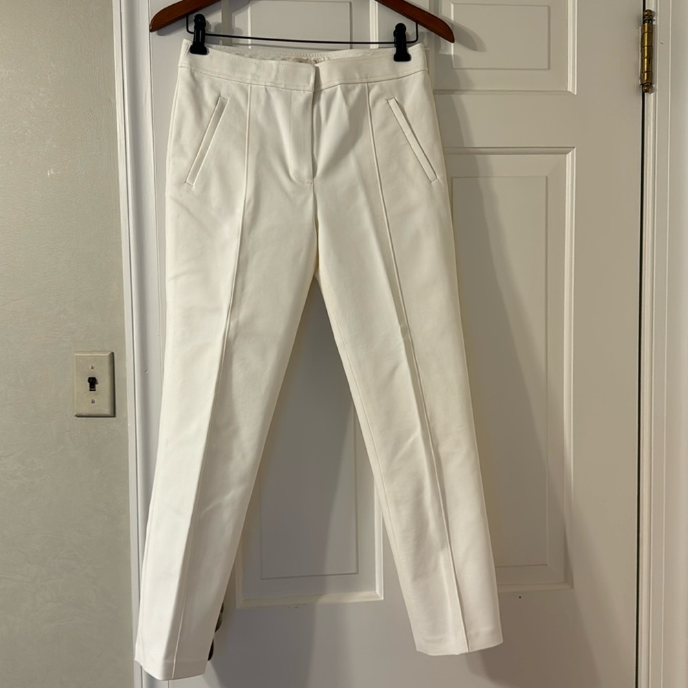 Ivory Tory Burch Crop Pants